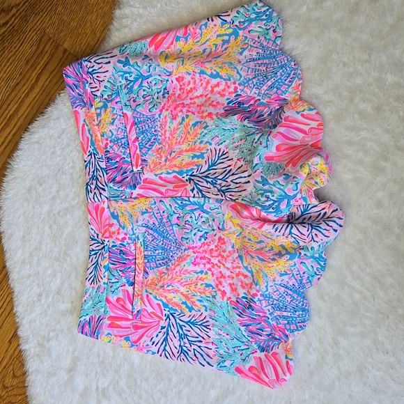 Lilly Pulitzer Pink/Blue Shorts, Womens Size 4 - Picture 10 of 10